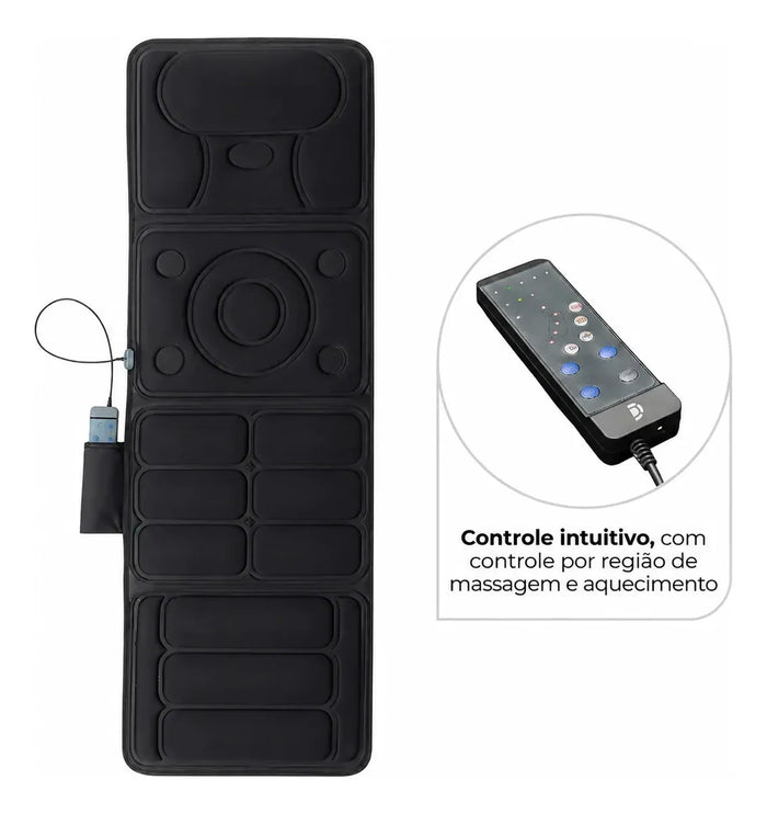 Esteira Massageadora com 3 Níveis 20 W Bivolt – Dellamed