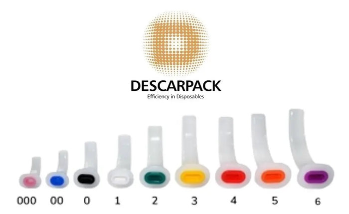 6 Cânula De Guedel Descarpack Modelo 4 E 5