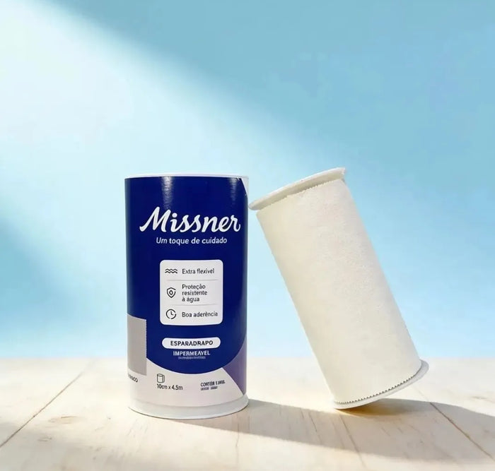 ESPARADRAPO IMP BRANCO MISSNER 10CM X 4,5M