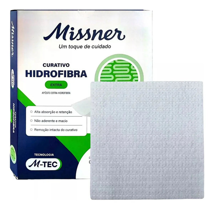 CURATIVO HIDROFIBRA EXTRA 10cm X 10cm 10UN POR CARTUCHO
