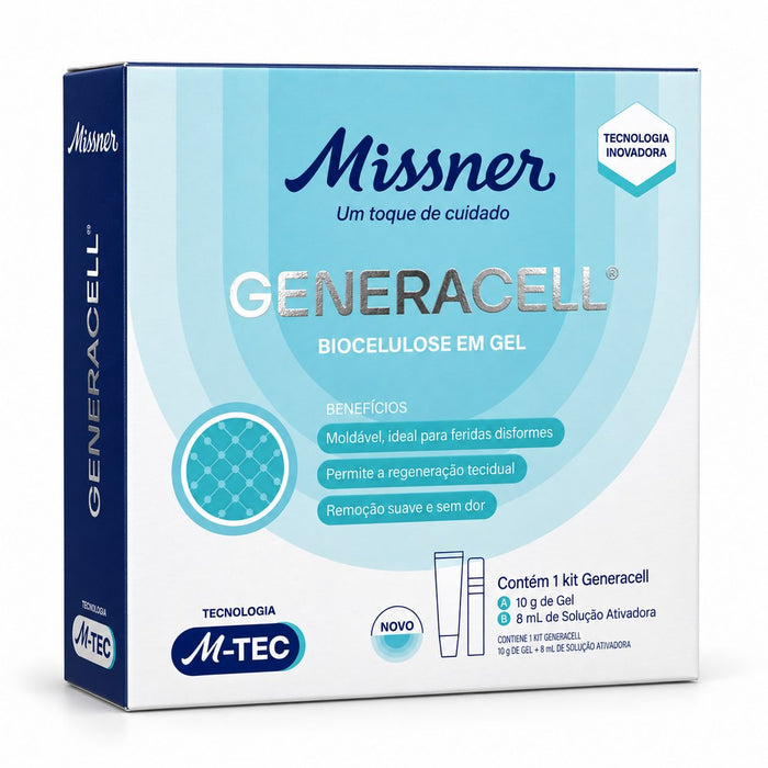 Kit de Biocelulose em Gel 10 g + Solução Ativadora 8 mL – Generacell
